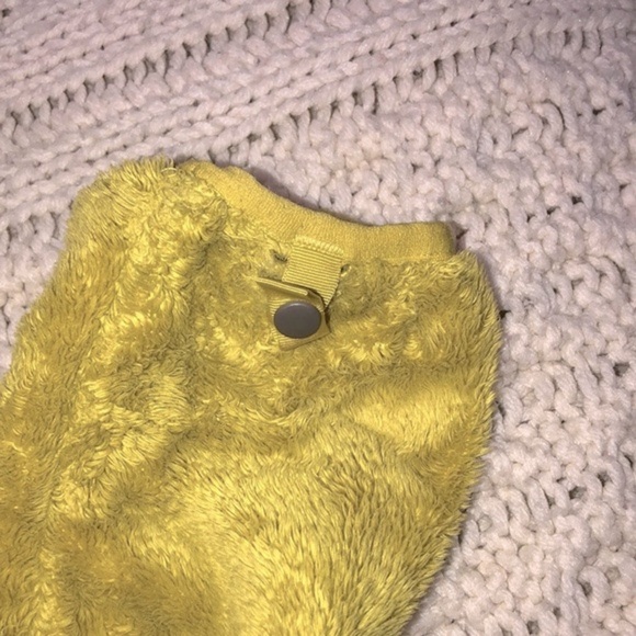 The North Face green fuzzy jacket size medium with pockets - Picture 11 of 11